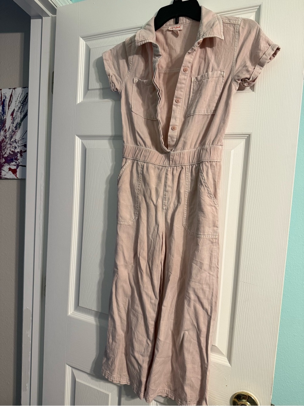 Cat and Jack Lightweight Pink One-Piece Jumpsuit size M